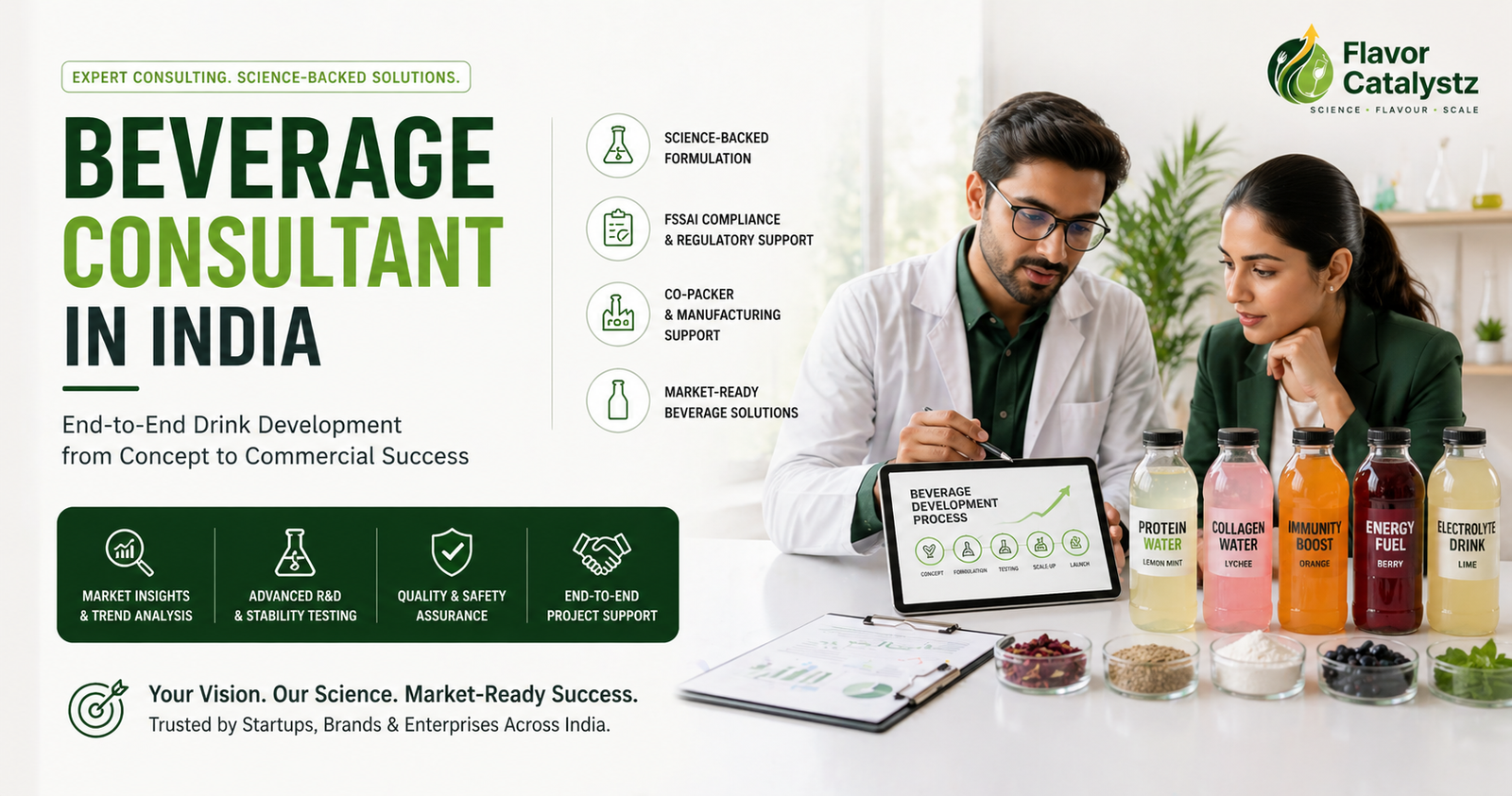 Beverage Consultant India — End-to-End Drink Development by Flavor Catalystz