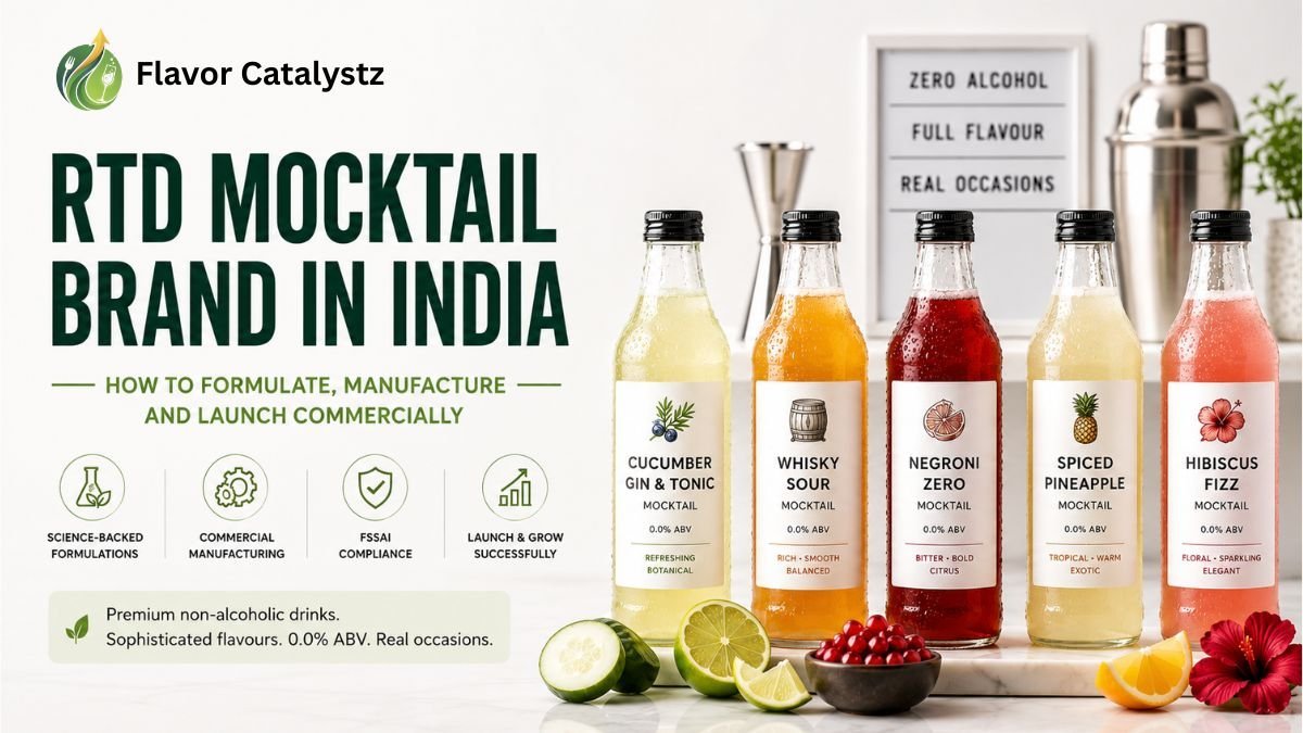 RTD Mocktail Brand India: How to Formulate, Manufacture and Launch Commercially