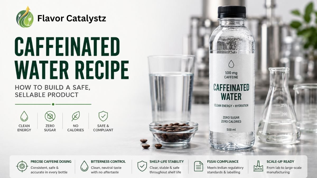 Caffeinated Water Recipe Formulation: How to Build a Safe, Sellable Product