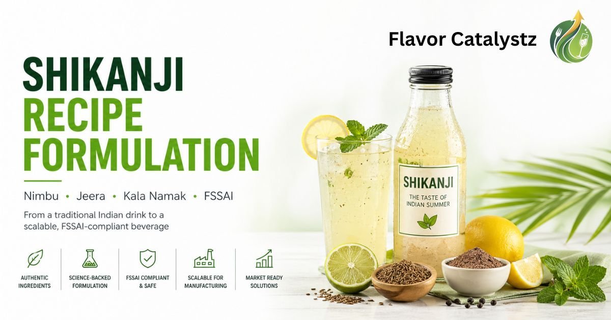 Shikanji Recipe Formulation: India's Summer Drink Transformed Into a Scalable Beverage