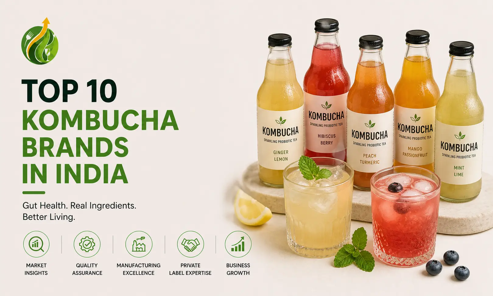 Top 10 Kombucha Brands in India 2026