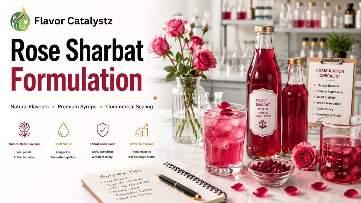 Scaling Rose Sharbat into a Premium Commercial Beverage: A Formulation Guide