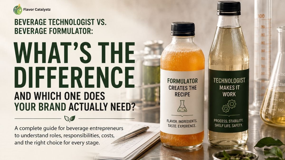 Beverage Technologist vs Beverage Formulator: What's the Difference, and Which One Does Your Brand Actually Need?