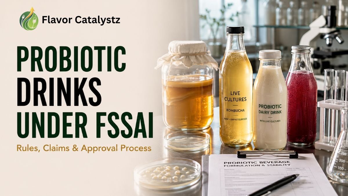 Launching a Probiotic Drink in India: FSSAI Rules, Claims & Approval Process