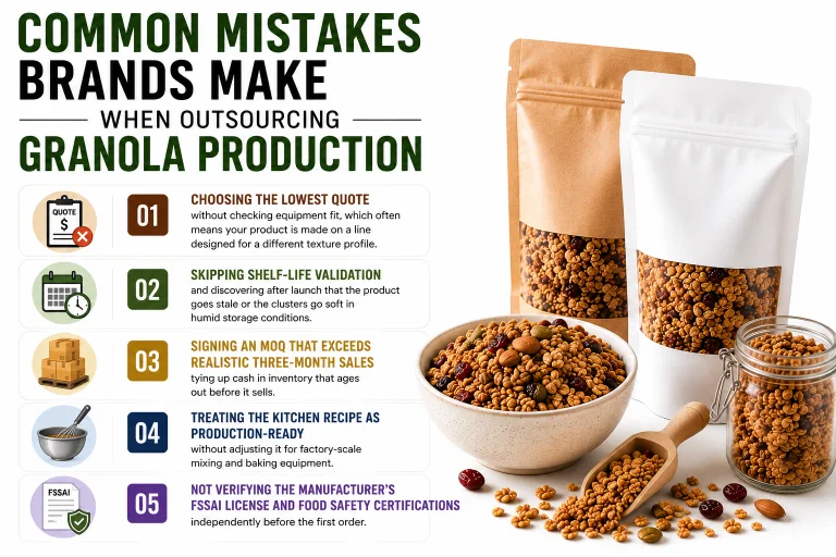Common Mistakes Brands Make When Outsourcing Granola Production
