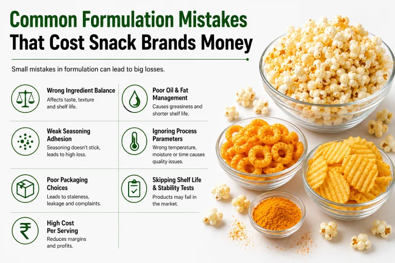 Common Formulation Mistakes That Cost Snack Brands Money