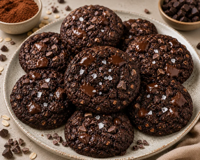 Flourless Vegan Chocolate Cookies