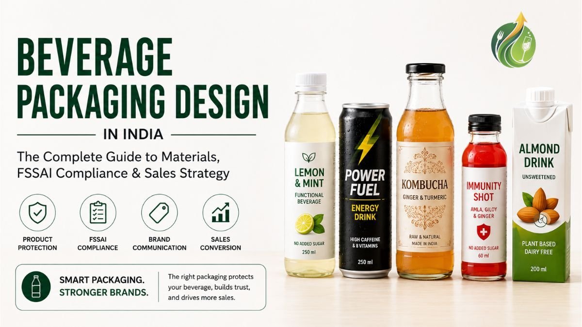 Beverage Packaging Design in India: The Complete Guide to Materials, FSSAI Compliance & Sales Strategy (2026)