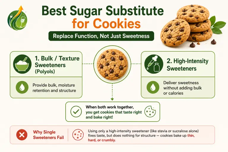 Best Sugar Substitute for Cookies: Replace Function, Not Just Sweetness