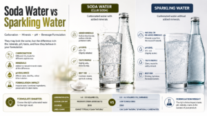 Soda Water vs Sparkling Water: The Key Differences