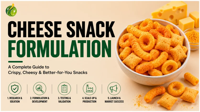 Cheese Snack Formulation: Ingredients, Process, Cost and 2026 Compliance Guide