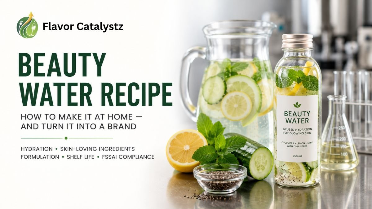 Beauty Water Recipe Formulation: How to Make It at Home — and Turn It into a Brand