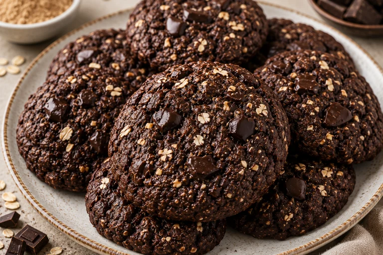 Dark Chocolate Protein Cookies